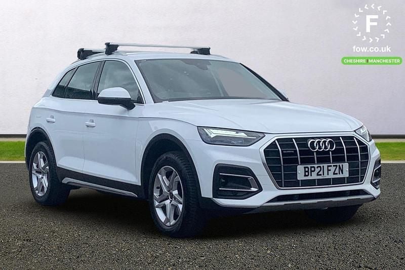 White Used 2021 Audi Q5 Sport SUV | £25,999 (Good price) - Image 1/4
