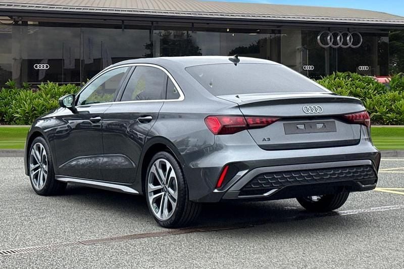 New Audi A3 S-Line 2026 Grey Sedan