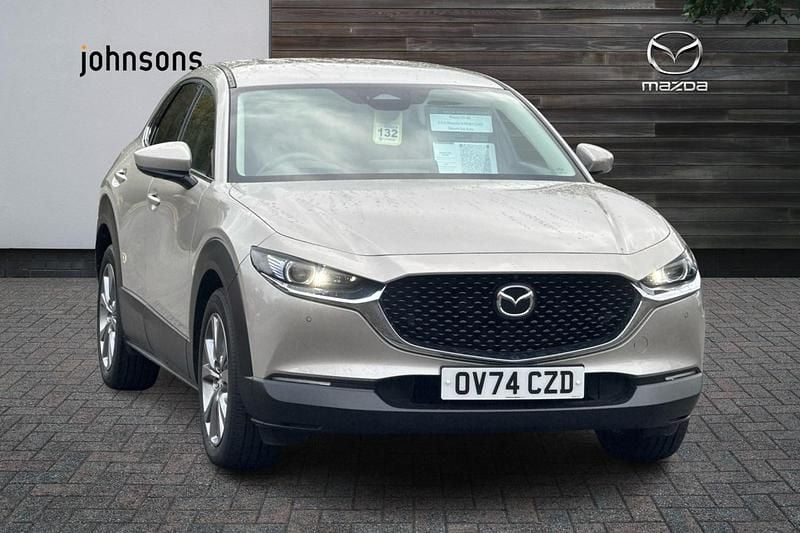 Silver Used 2024 Mazda CX-30 Takumi-Line SUV | £24,349 (Super price) - Image 1/4