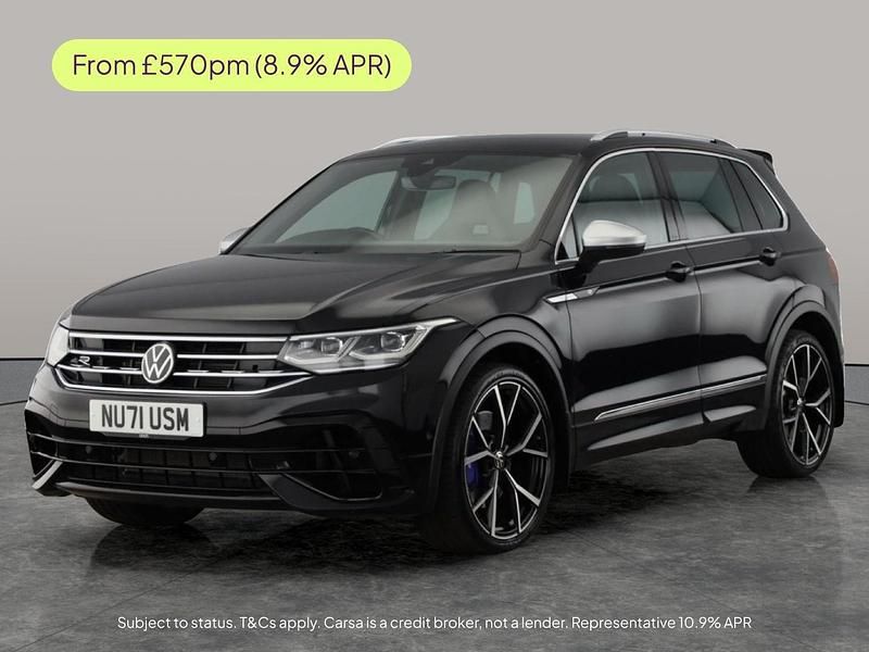 Black Used 2021 VW Tiguan R SUV | £31,754 (Fair price) - Image 1/2