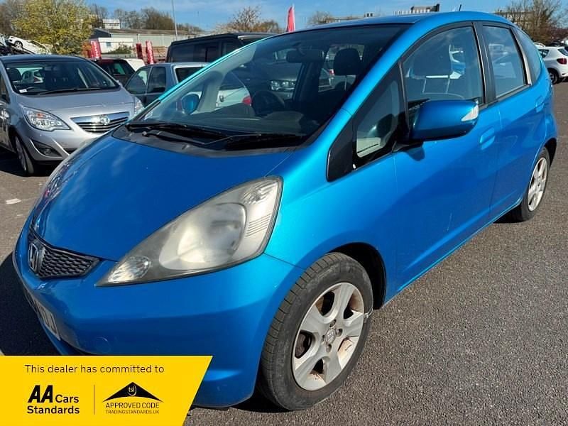 Begagnad Honda Jazz ES 2009 Blå Halvkombi