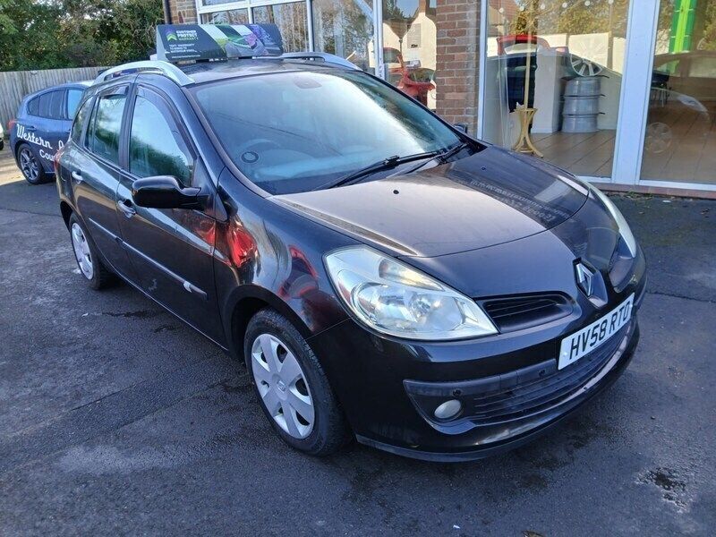 Black Used 2008 Renault Clio GrandTour Dynamique Estate | £2,500 - Image 1/4