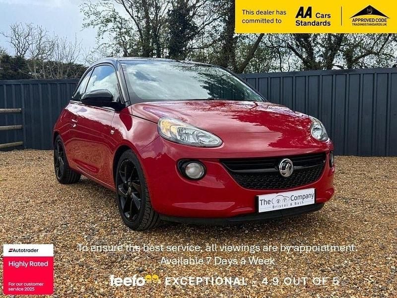 Used Vauxhall Adam S 70 HP (51 kW) 2018 Red Hatchback