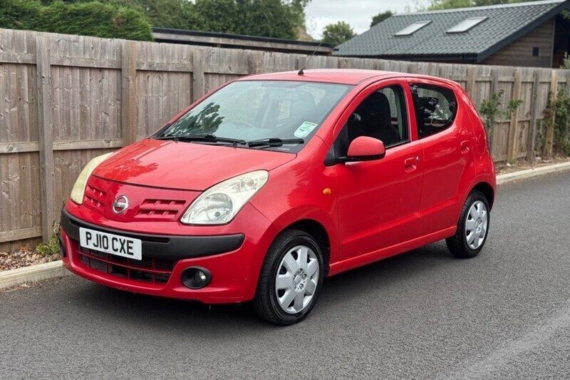 Red Used 2010 Nissan Pixo N-TEC Hatchback | £895 (Super price) - Image 1/1