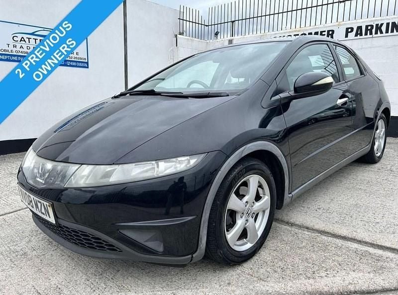 Black Used 2008 Honda Civic SE Hatchback | £3,795 (Expensive) - Image 1/3