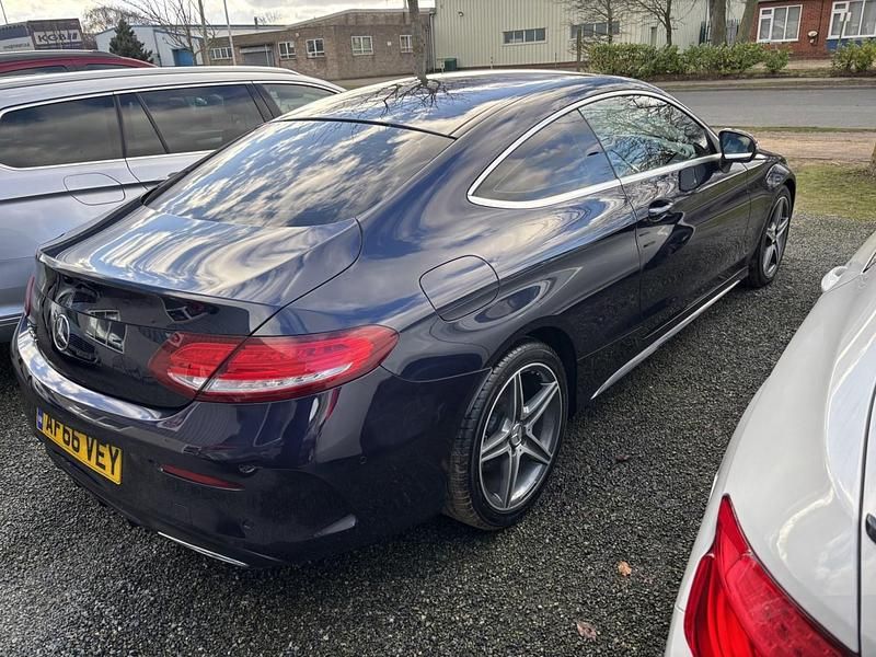 Used Mercedes C220 AMG line 2016 Blue Coupe