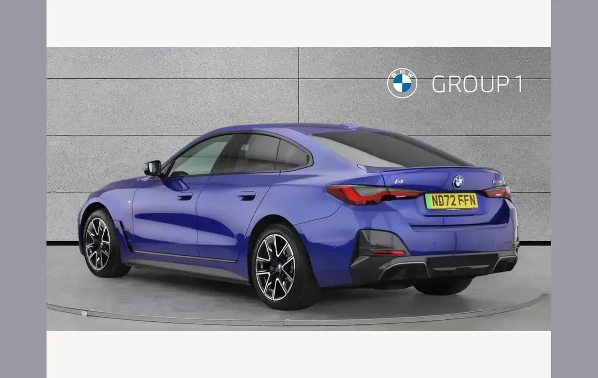 Used BMW i4 M Sport 250 kW (340 HP) 2022 Blue Sedan