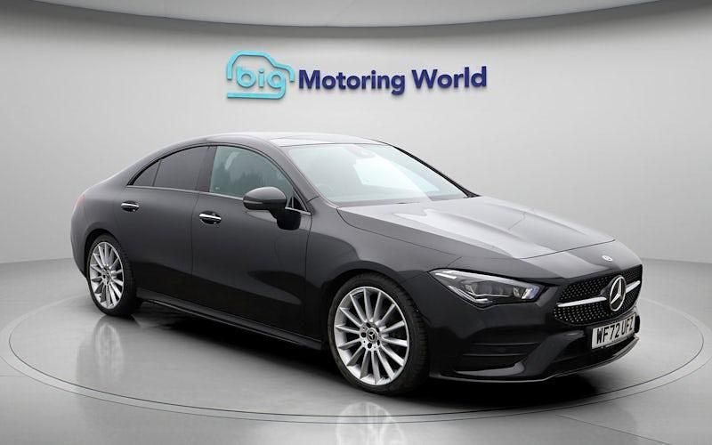 Used Mercedes CLA180 AMG line 136 HP (100 kW) 2022 Black Sedan