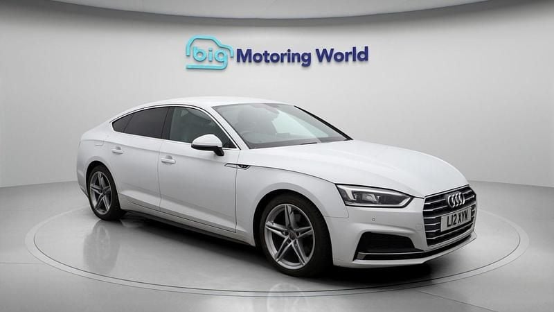 White Used 2018 Audi A5 Sportback S-Line Hatchback | £16,100 (Fair price) - Image 1/4