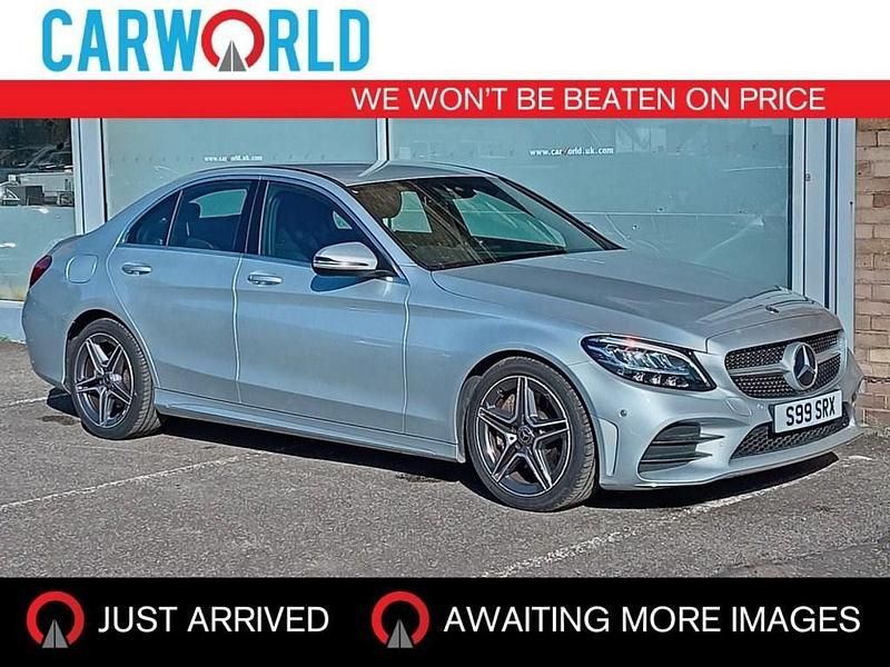 Silver Used 2019 Mercedes C300 AMG line Sedan | £15,990 (Fair price) - Image 1/3