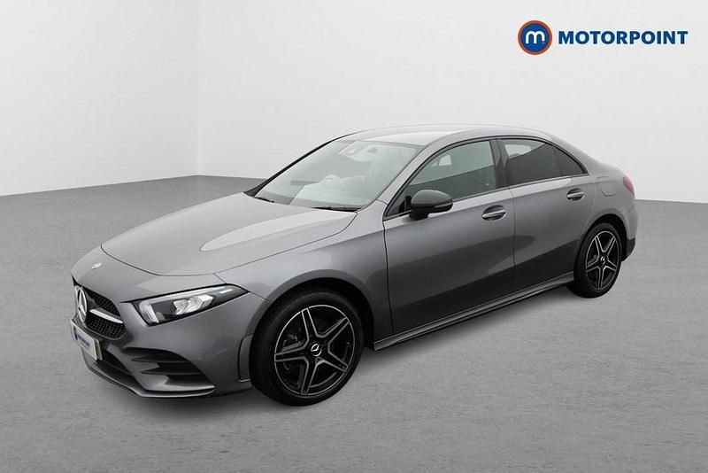 Used Mercedes A250 AMG line 218 HP (160 kW) 2021 Grey Sedan
