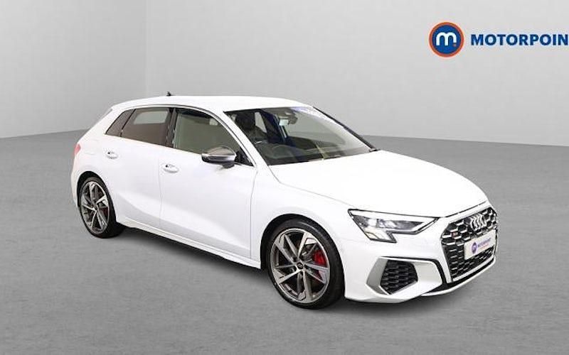 White Used 2023 Audi S3 Sportback Design Hatchback | £31,099 (Fair price) - Image 1/4