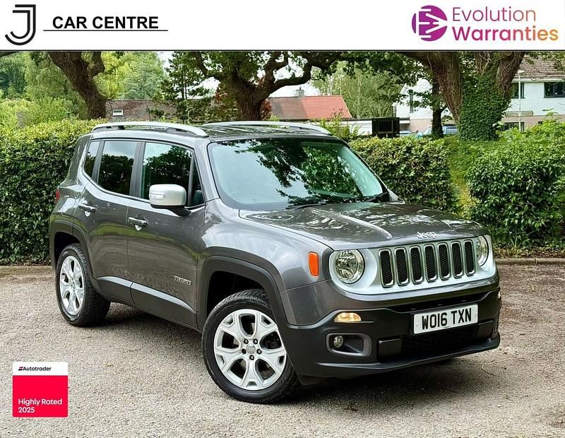 Grey Used 2016 Jeep Renegade Limited SUV | £8,695 (Fair price) - Image 1/3