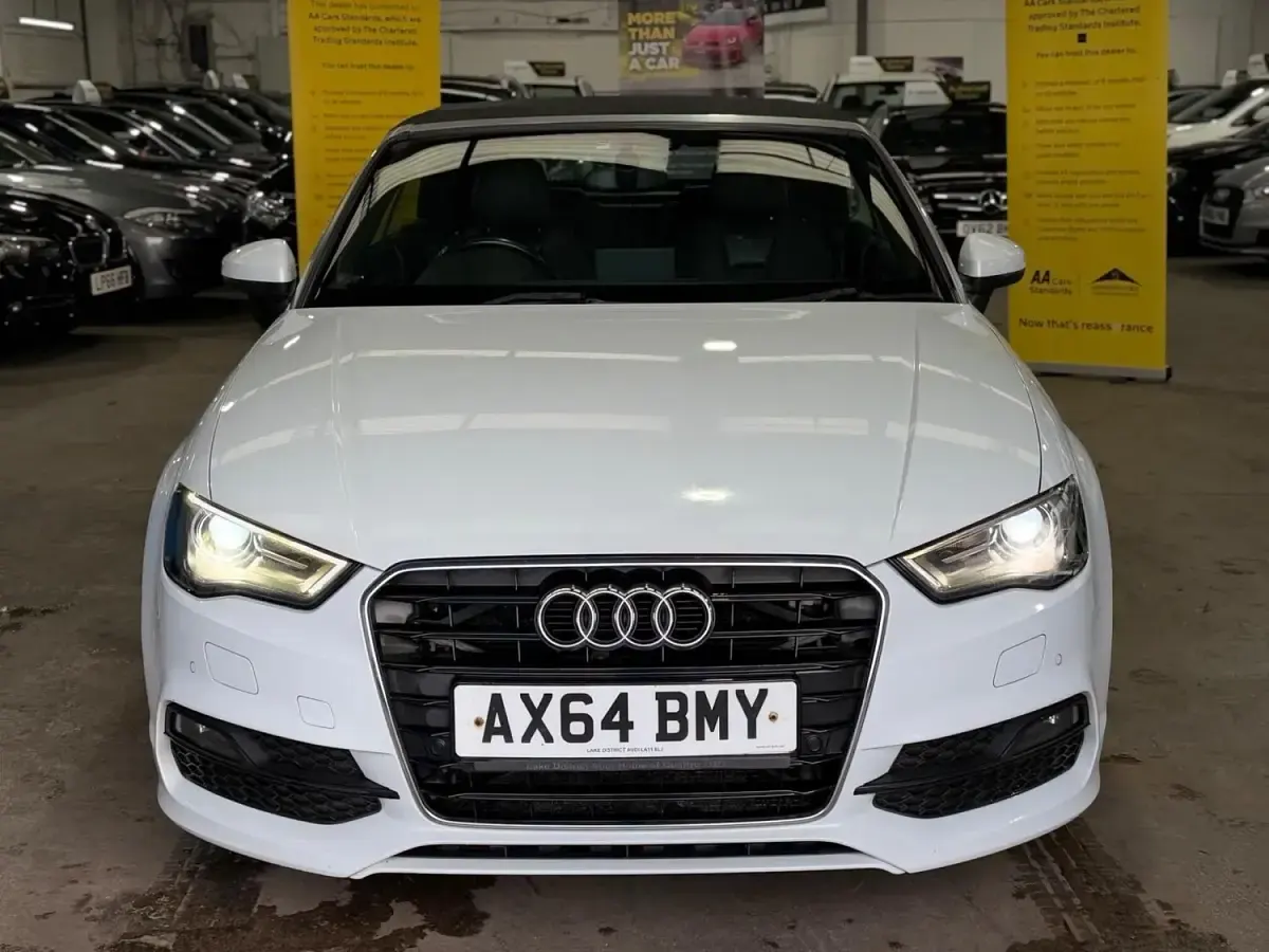 Used Audi A3 Cabriolet S-Line 184 HP (135 kW) 2015 White Cabriolet