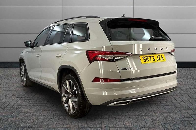 Used Skoda Kodiaq SportLine 150 HP (110 kW) 2023 Meteor grey SUV
