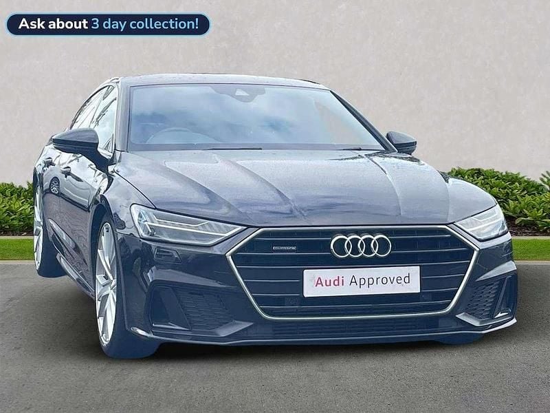 Black Used 2019 Audi A7 S-Line Hatchback | £22,375 (Good price) - Image 1/4