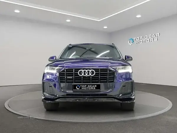 Used Audi Q7 S-Line 286 HP (210 kW) 2020 Blue SUV