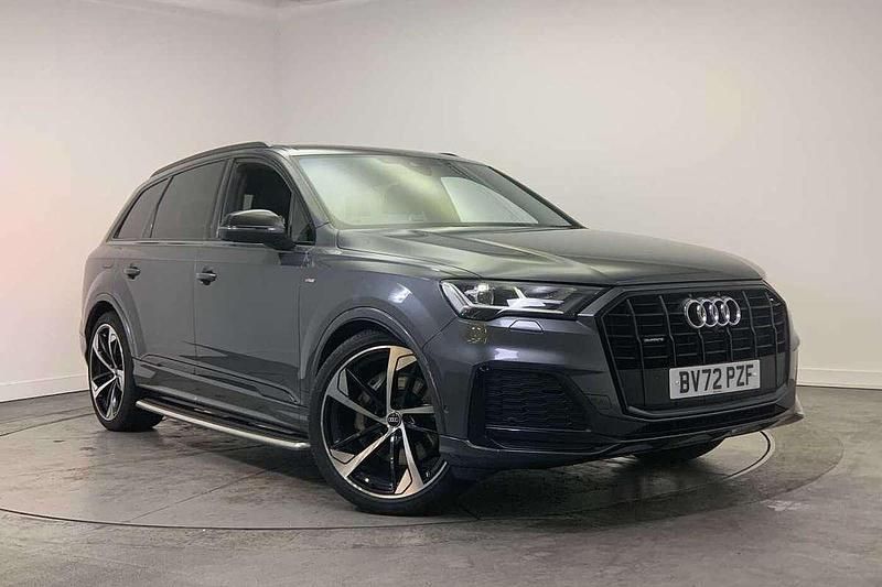 Grey Used 2022 Audi Q7 Black Edition SUV | £49,400 (A bit pricey) - Image 1/4