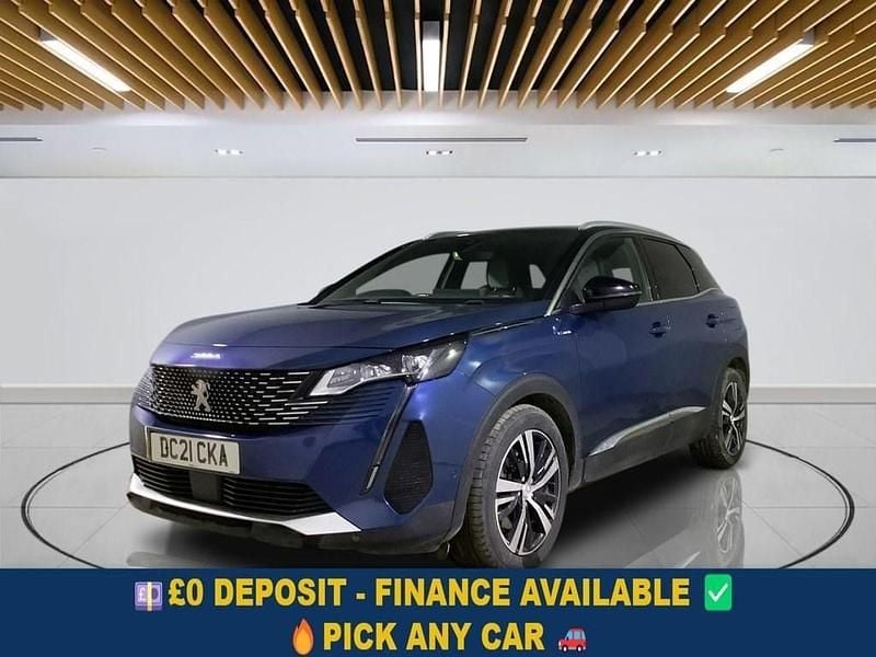 Blue Used 2021 Peugeot 3008 Premium SUV | £13,499 (Good price) - Image 1/4