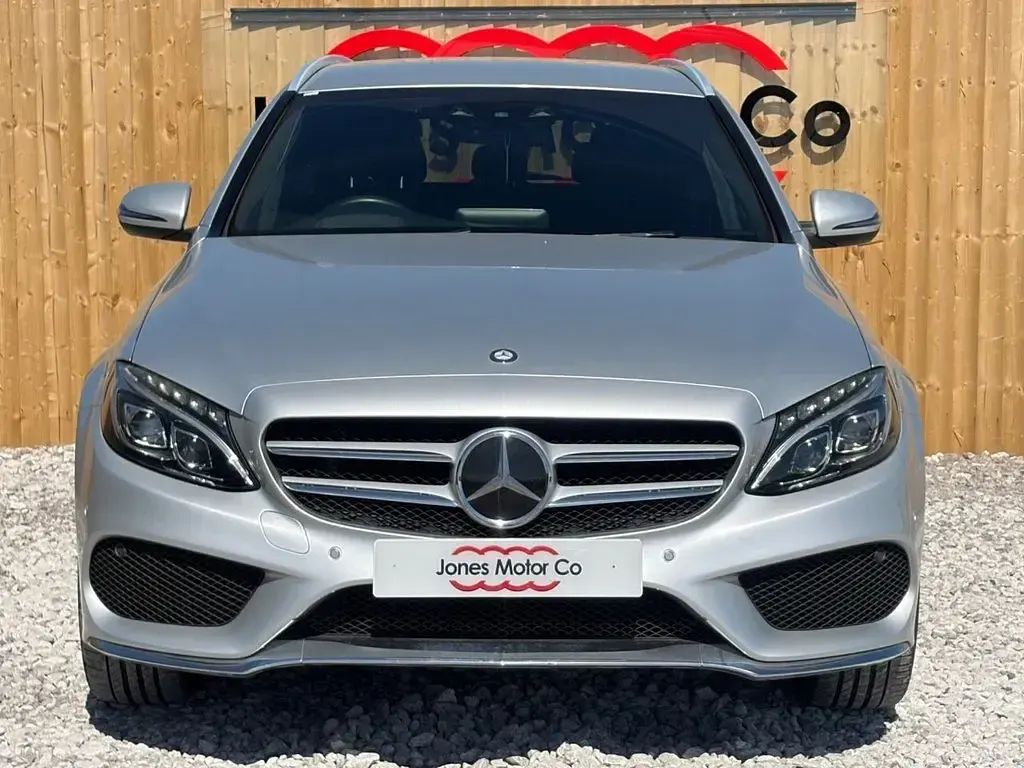 Used Mercedes C220 AMG line 170 HP (125 kW) 2016 Silver Estate
