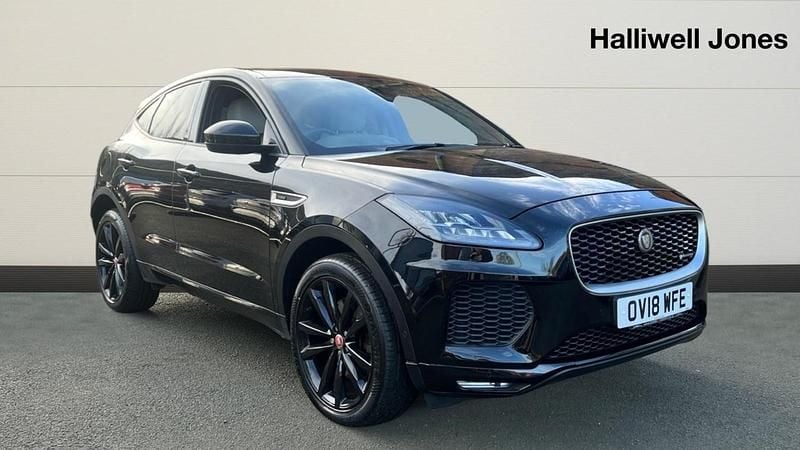 Black Used 2018 Jaguar E-Pace R-Dynamic SUV | £13,795 (Fair price) - Image 1/4