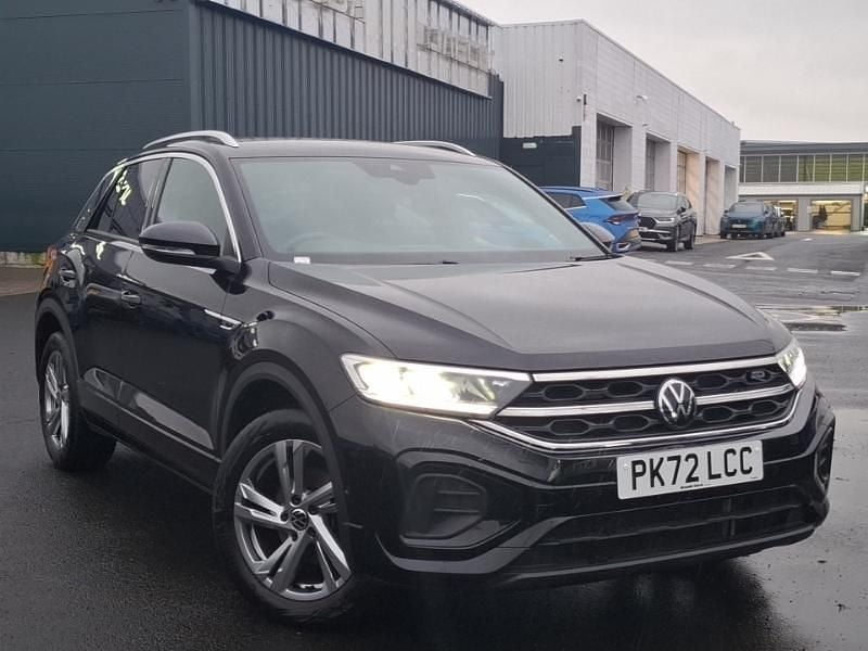 Used VW T-Roc R-line 150 HP (110 kW) 2022 Black SUV