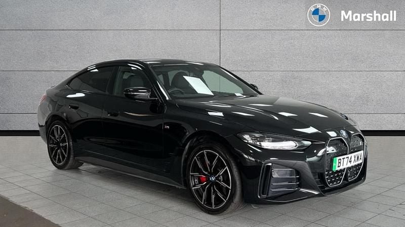 Black sapphire Used 2024 BMW i4 M Sport Sedan | £40,967 (Fair price) - Image 1/4