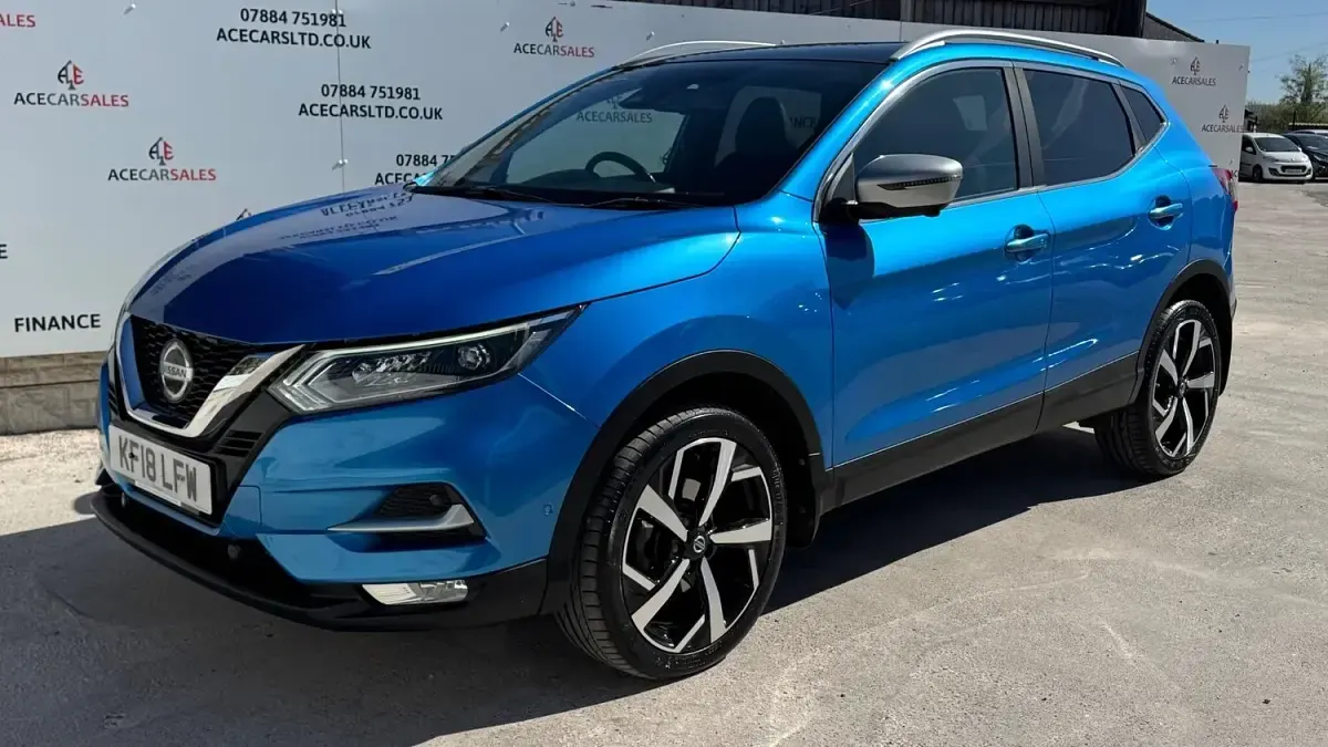 Used Nissan Qashqai Tekna+ 130 HP (95 kW) 2018 Blue SUV