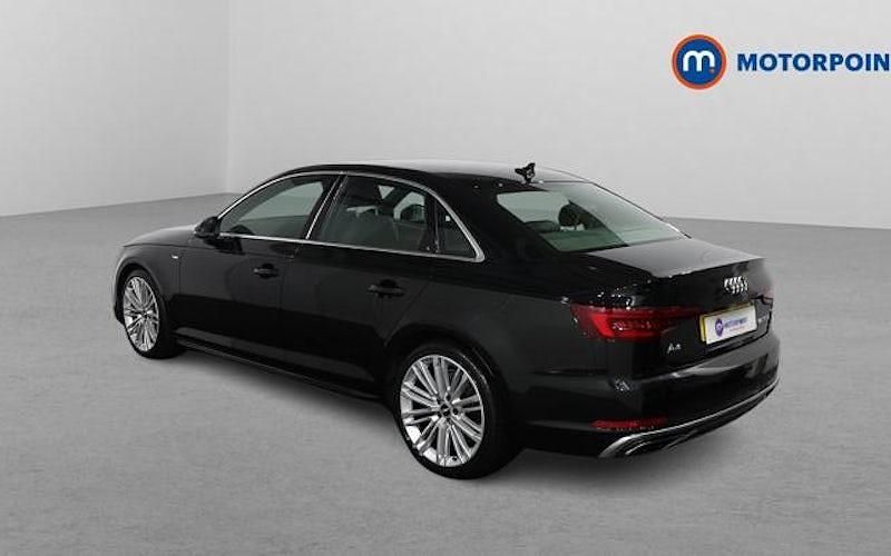 Used Audi A4 S-Line 150 HP (110 kW) 2019 Black Sedan