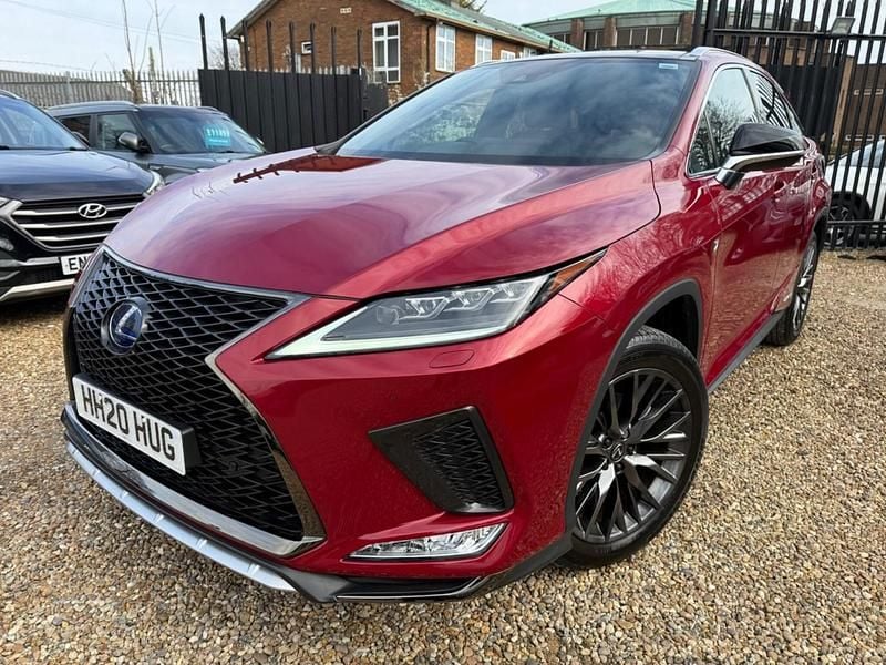 Used Lexus RX450h Sport Line 2020 Red SUV