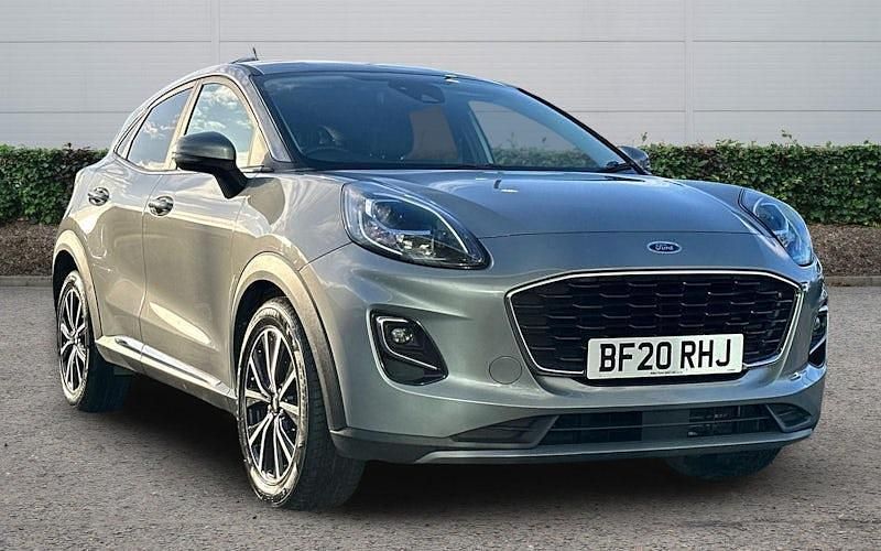 Used Ford Puma Titanium 125 HP (91 kW) 2020 Silver Hatchback