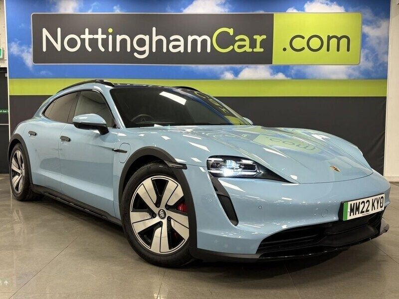 Blue Used 2022 Porsche Taycan Cross Turismo Sedan | £53,995 (Fair price) - Image 1/4