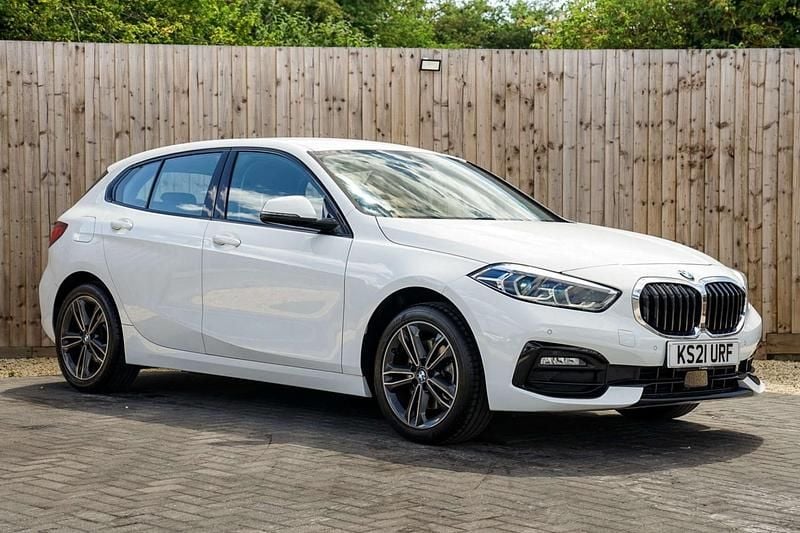 White Used 2021 BMW 118 Sport Line Hatchback | £15,829 (Good price) - Image 1/4