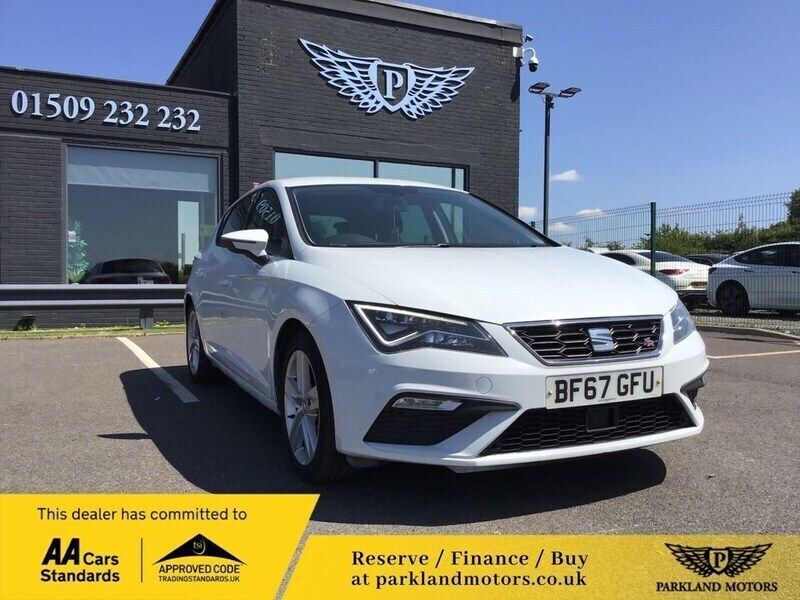 White Used 2017 Seat Leon FR Hatchback | £8,995 (Fair price) - Image 1/4