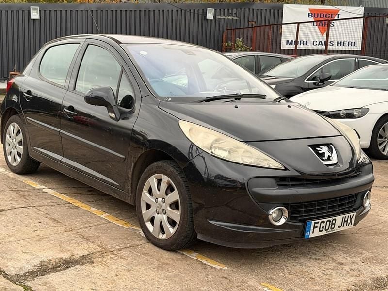 Black Used 2008 Peugeot 207 Hatchback | £899 (Good price) - Image 1/4