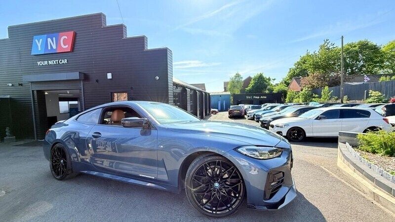 Blue Used 2021 BMW 420 M Sport Coupe | £20,991 - Image 1/4
