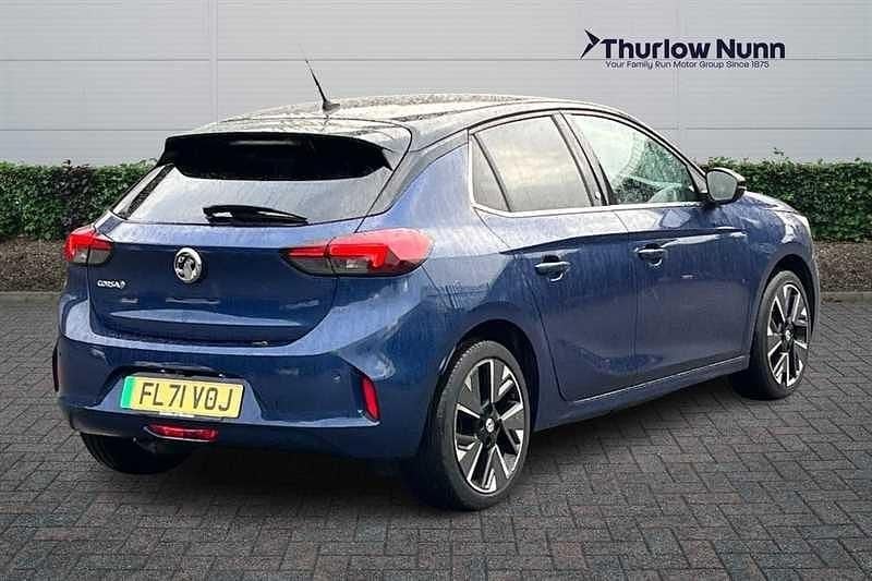 Used Vauxhall Corsa-e Elite 100 kW (136 HP) 2021 Blue Hatchback