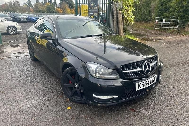 Black Used 2014 Mercedes C250 Sport Edition Coupe | £6,796 (Good price) - Image 1/1