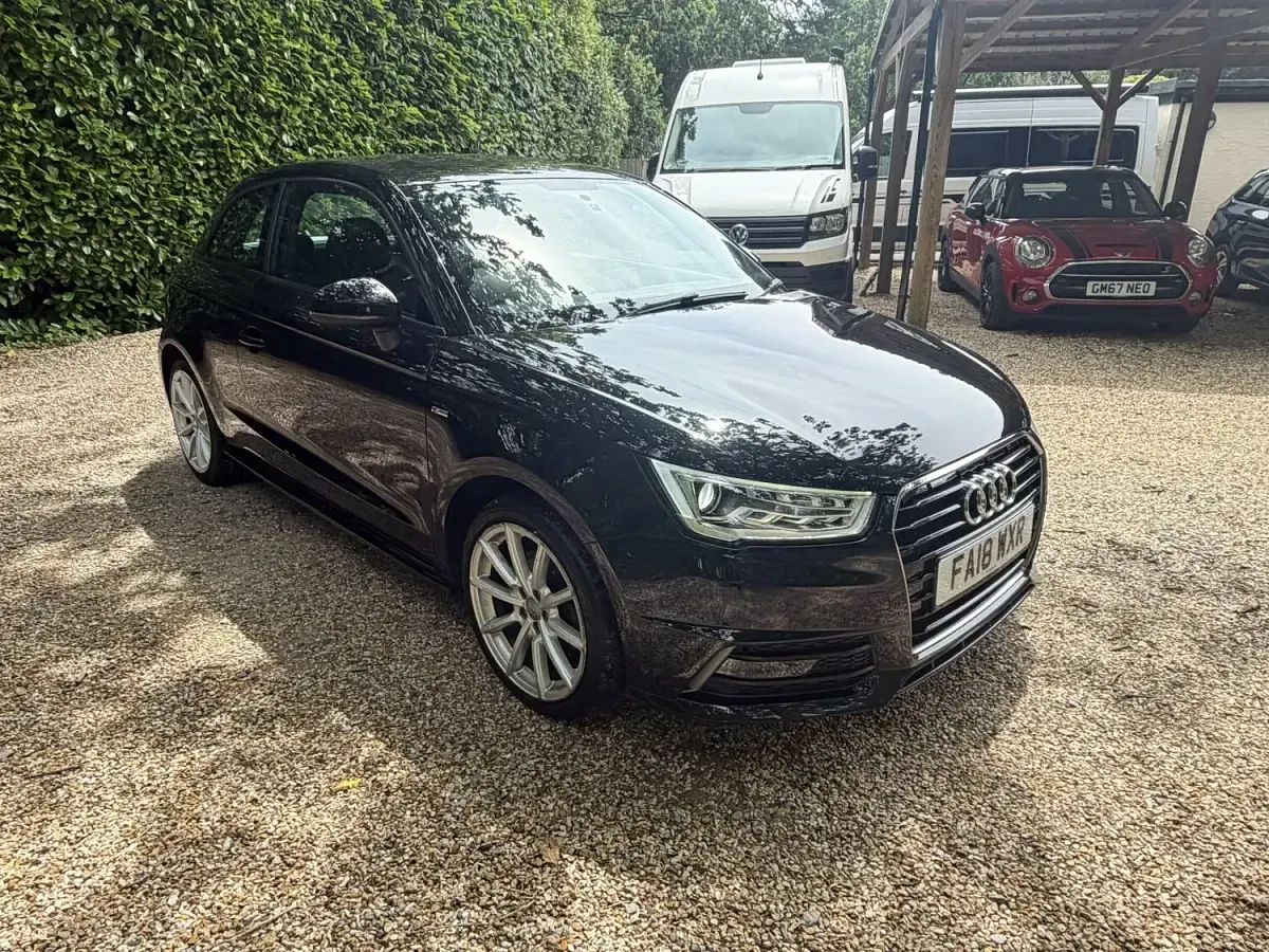 Used Audi A1 S-Line 125 HP (91 kW) 2018 Black Hatchback
