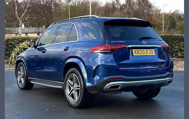 Used Mercedes GLE350 AMG line 267 HP (196 kW) 2020 Blue SUV