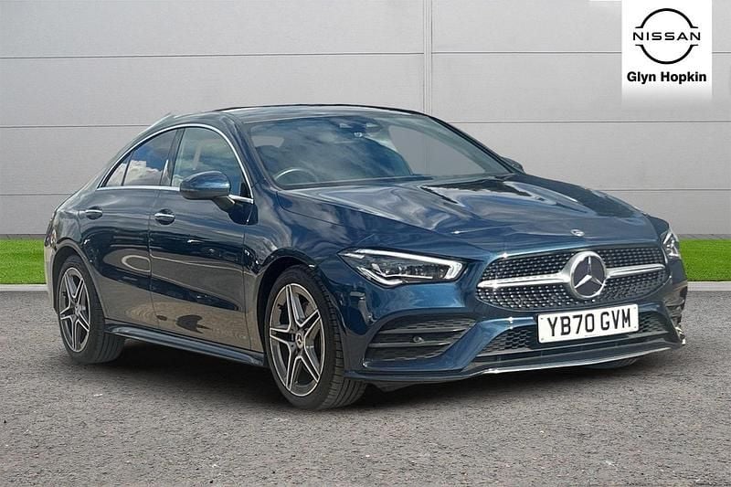 Blue Used 2021 Mercedes CLA220 AMG Line Premium Plus Sedan | £26,495 (Good price) - Image 1/4