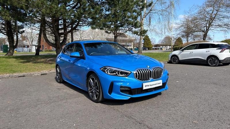 Used BMW 118 M Sport 134 HP (98 kW) 2021 Blue Hatchback