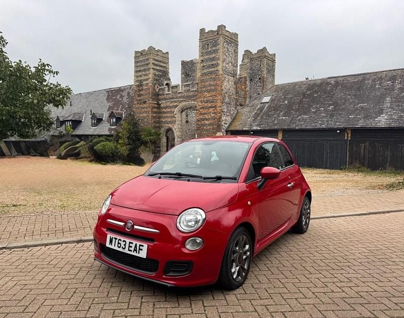 Red Used 2014 Fiat 500 S Hatchback | £3,695 (Good price) - Image 1/4