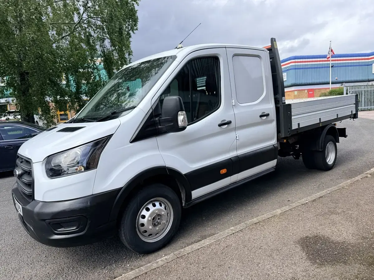 Used Ford Transit 130 HP (95 kW) 2021 White Cabriolet
