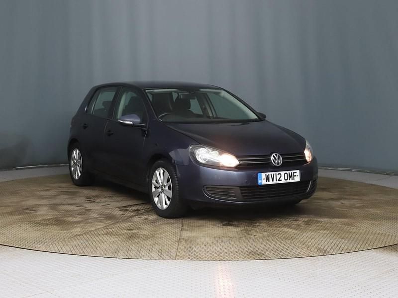 Used VW Golf VII Match 105 HP (77 kW) 2012 Blue Hatchback