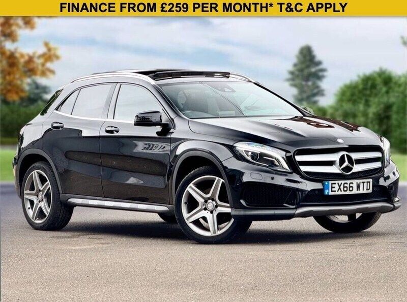 Black Used 2016 Mercedes GLA220 AMG line SUV | £12,950 (Fair price) - Image 1/4