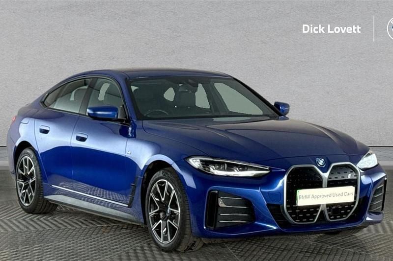 Blue Used 2022 BMW i4 M Sport Sedan | £30,500 (Fair price) - Image 1/4
