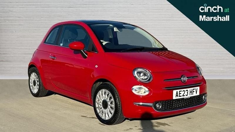 Red Used 2023 Fiat 500 Hatchback | £10,119 (Fair price) - Image 1/4
