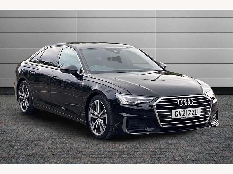 Black Used 2021 Audi A6 S-Line Sedan | £25,450 (Good price) - Image 1/4