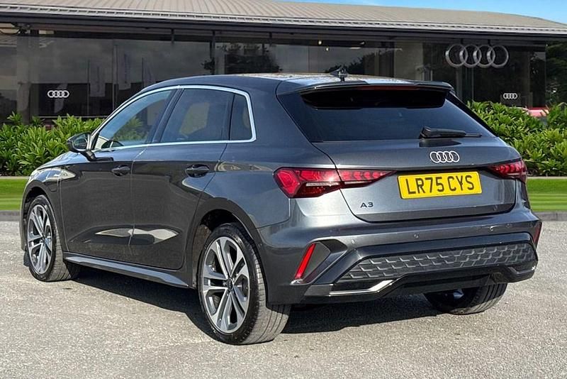 New Audi A3 Sportback e-tron S-Line 204 HP (150 kW) 2025 Grey Hatchback